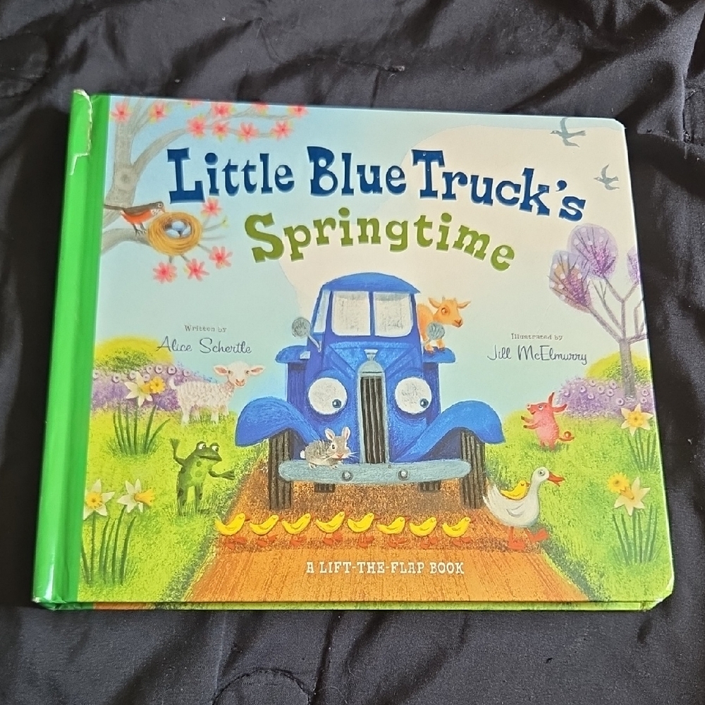 🌼2 For $20🌼Little Blue Truck's Springtime Book